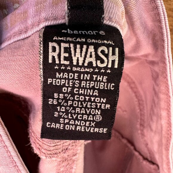 Rewash Mauve Jeggings Cut Off Crop AnkleLight Pink Jeans Size 11 - Picture 2 of 13